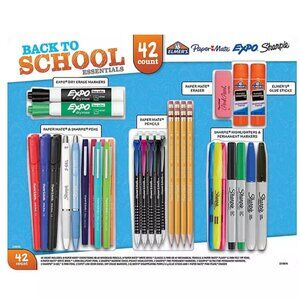 Back To School Essentials 42-Piece School Supply List Value Pack from Paper Mate